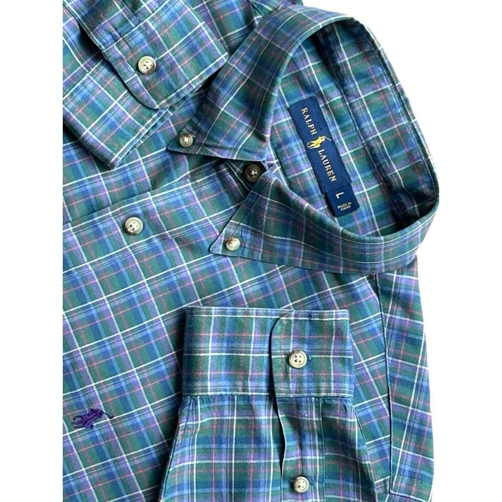 Ralph Lauren  Long Sleeve Shirt With Logo Size Large